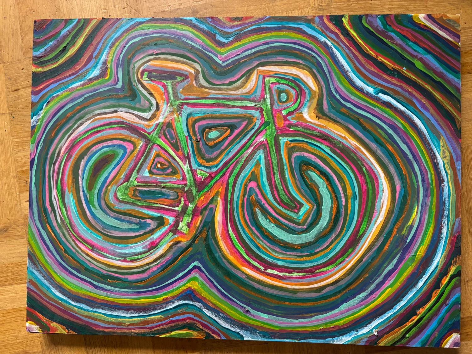 Acrylmalerei von Werner Gutzler