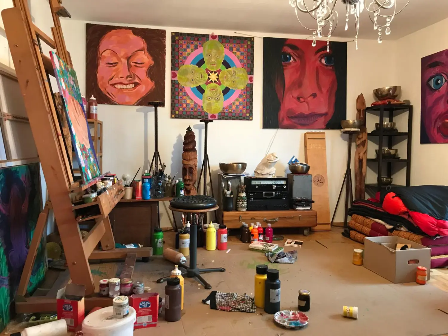 Malatelier von Werner Gutzler