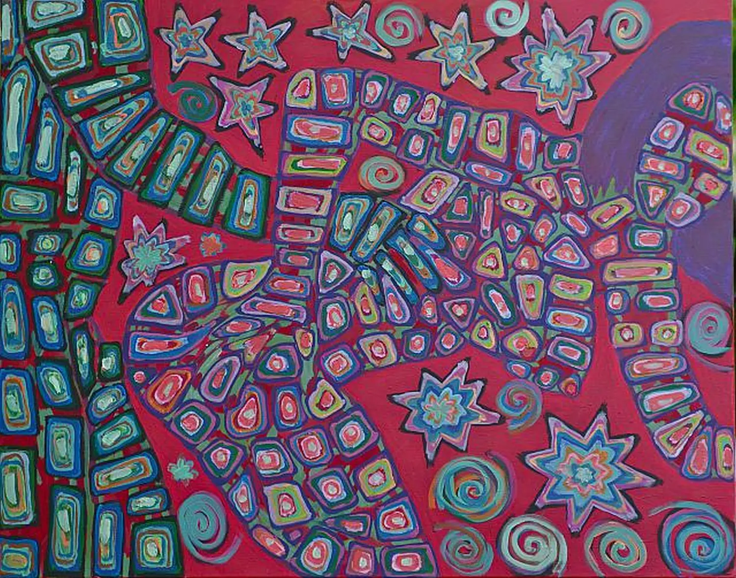 Acrylmalerei von Werner Gutzler