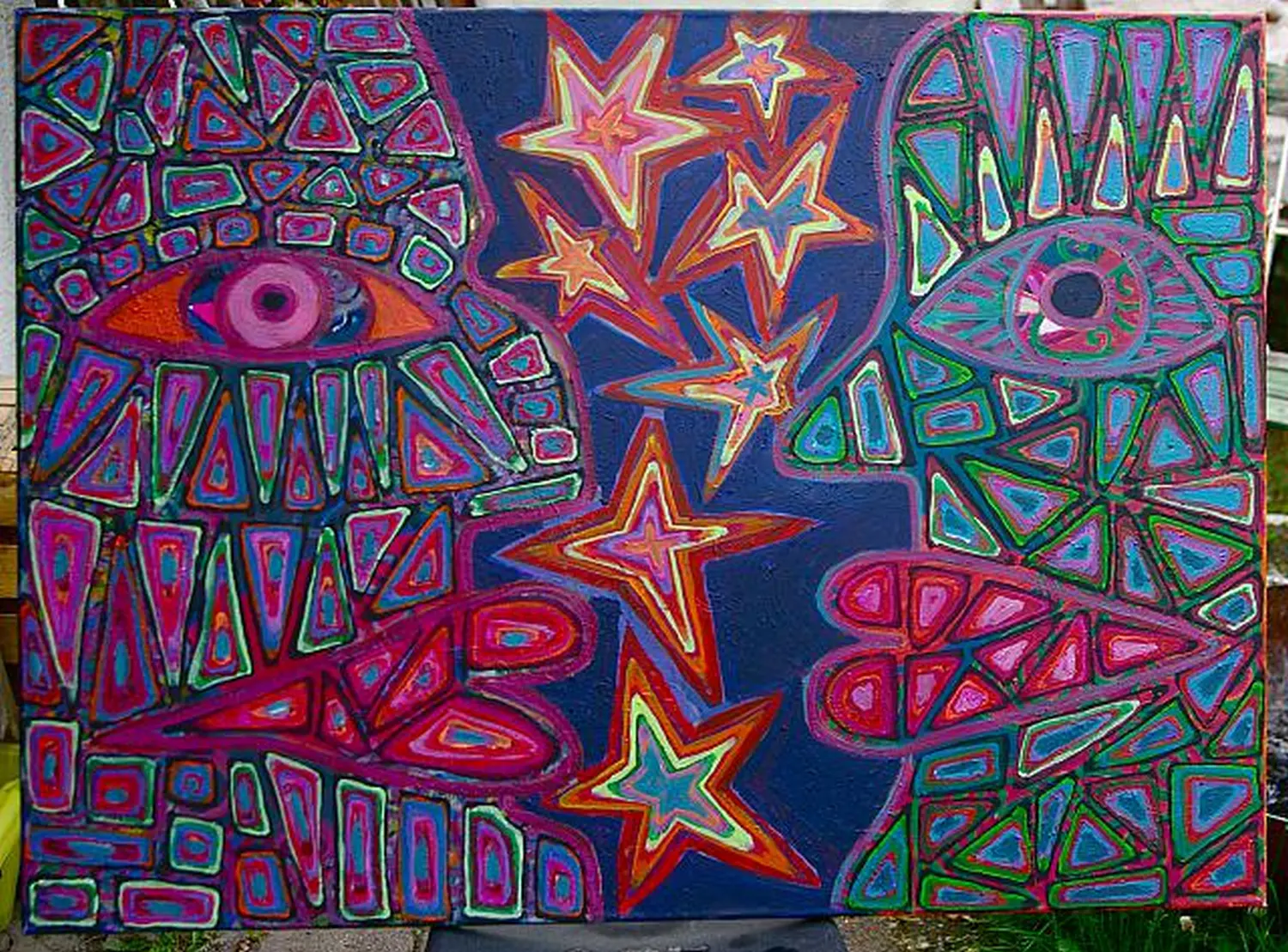 Acrylmalerei von Werner Gutzler