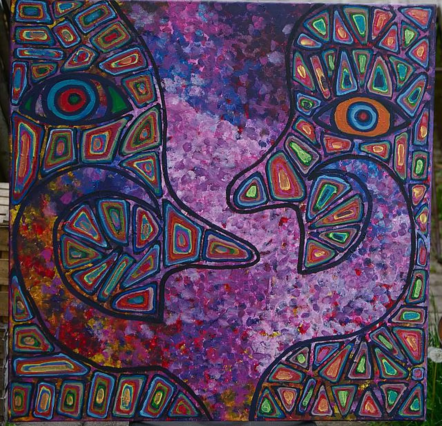 Acrylmalerei von Werner Gutzler