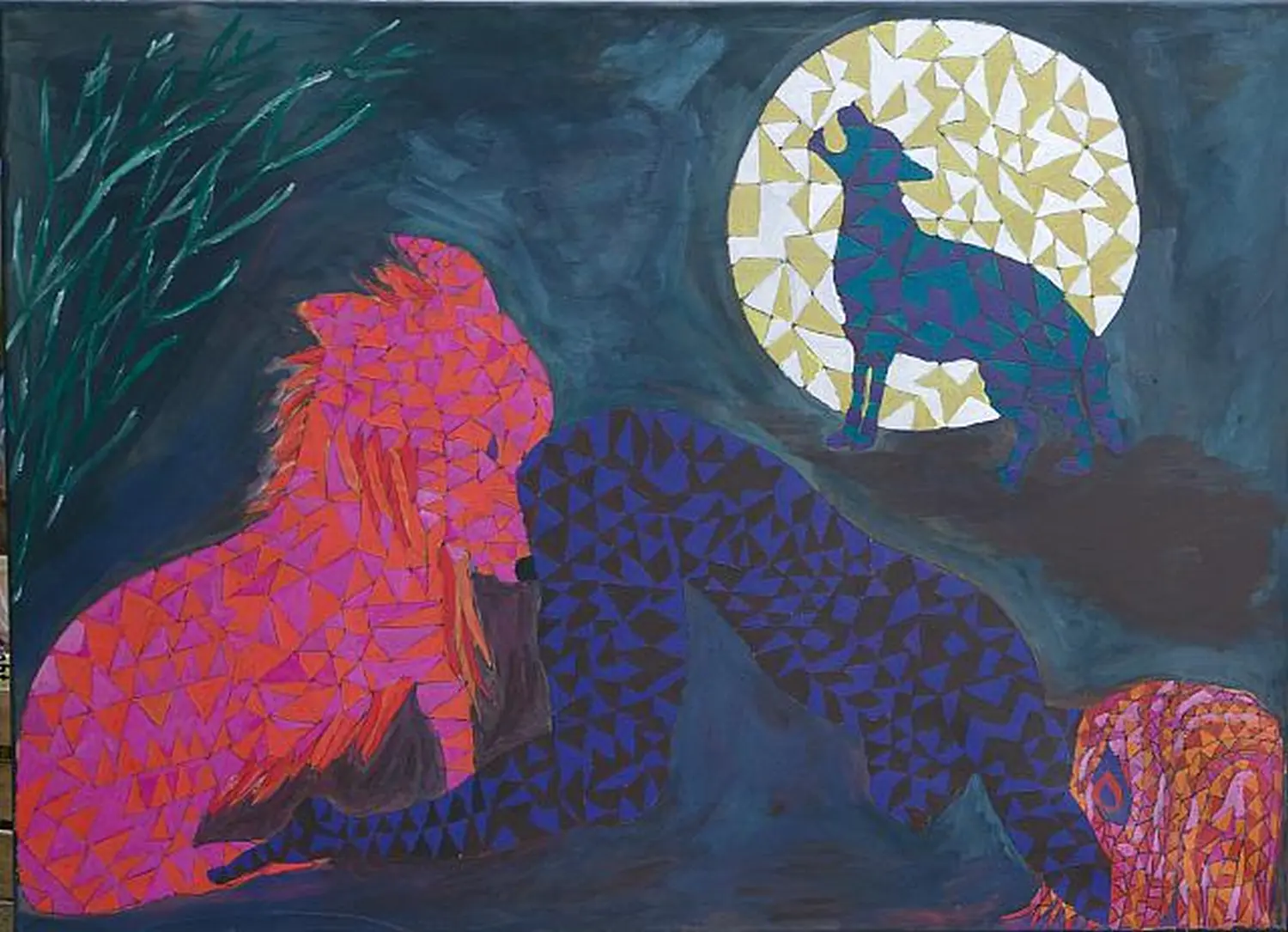 Acrylmalerei von Werner Gutzler