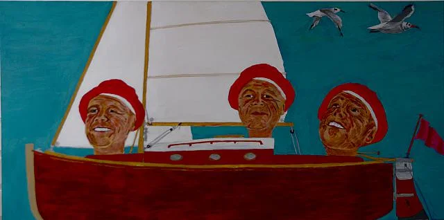 Acrylmalerei von Werner Gutzler