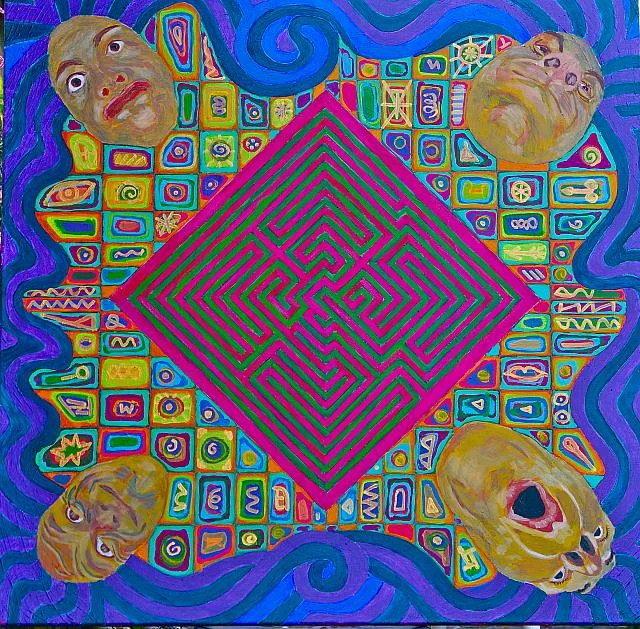 Acrylmalerei von Werner Gutzler