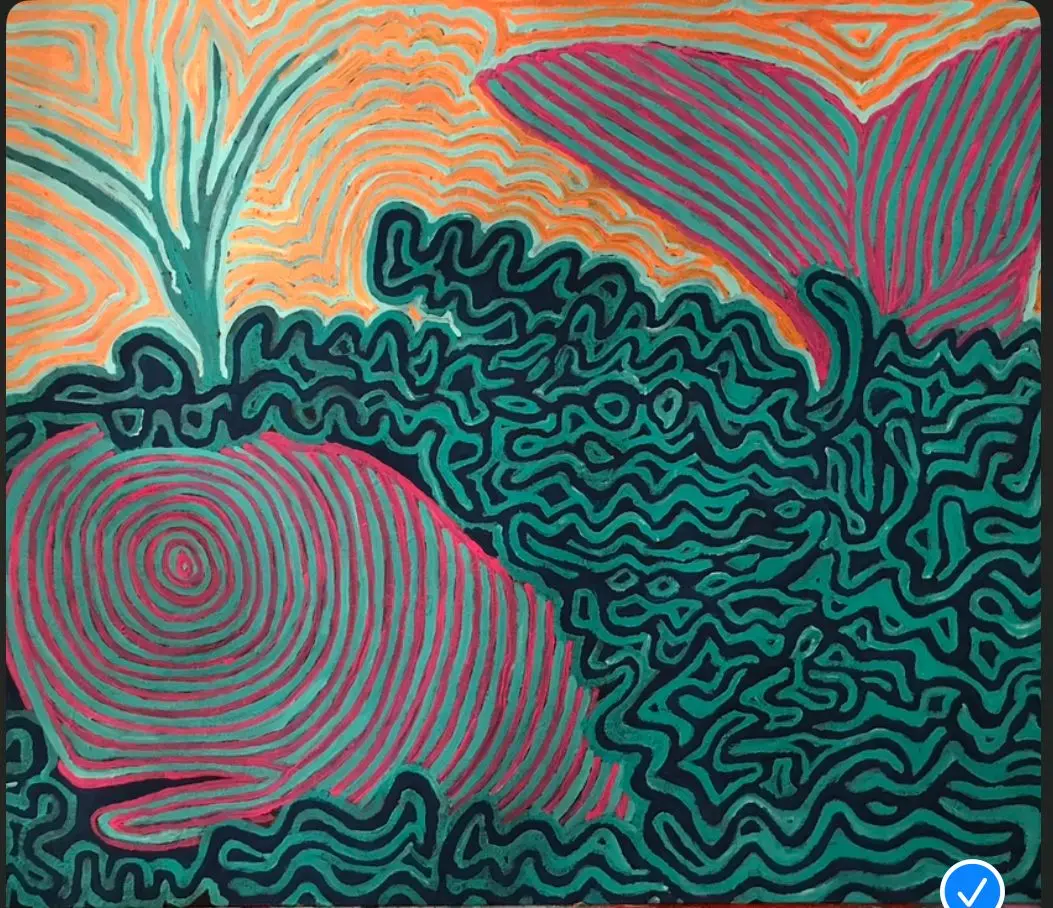 Acrylmalerei von Werner Gutzler