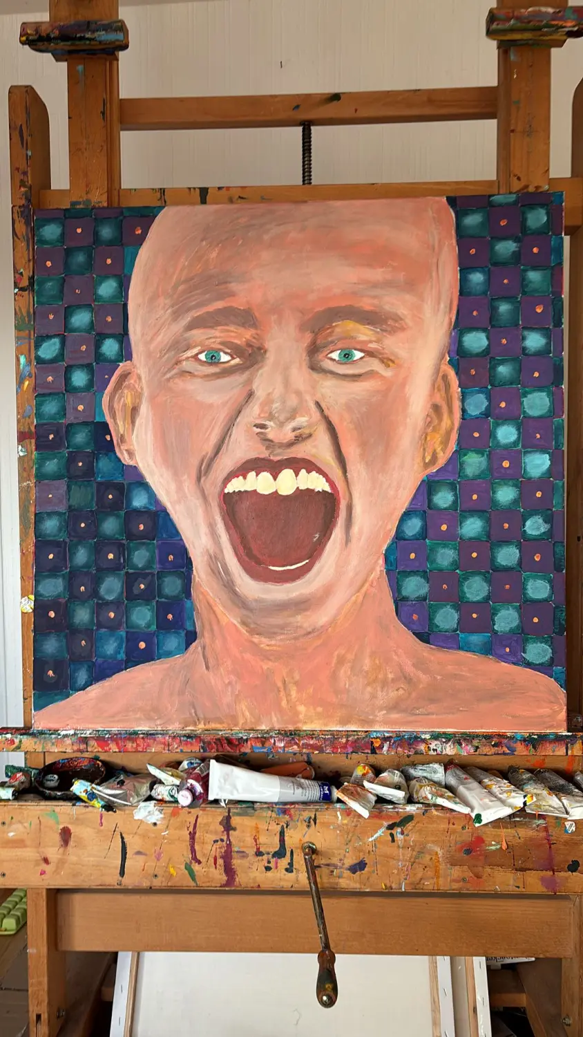 Acrylmalerei von Werner Gutzler