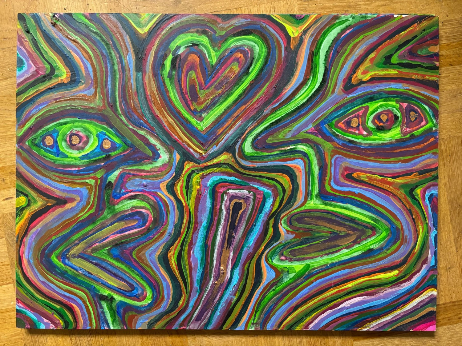 Acrylmalerei von Werner Gutzler