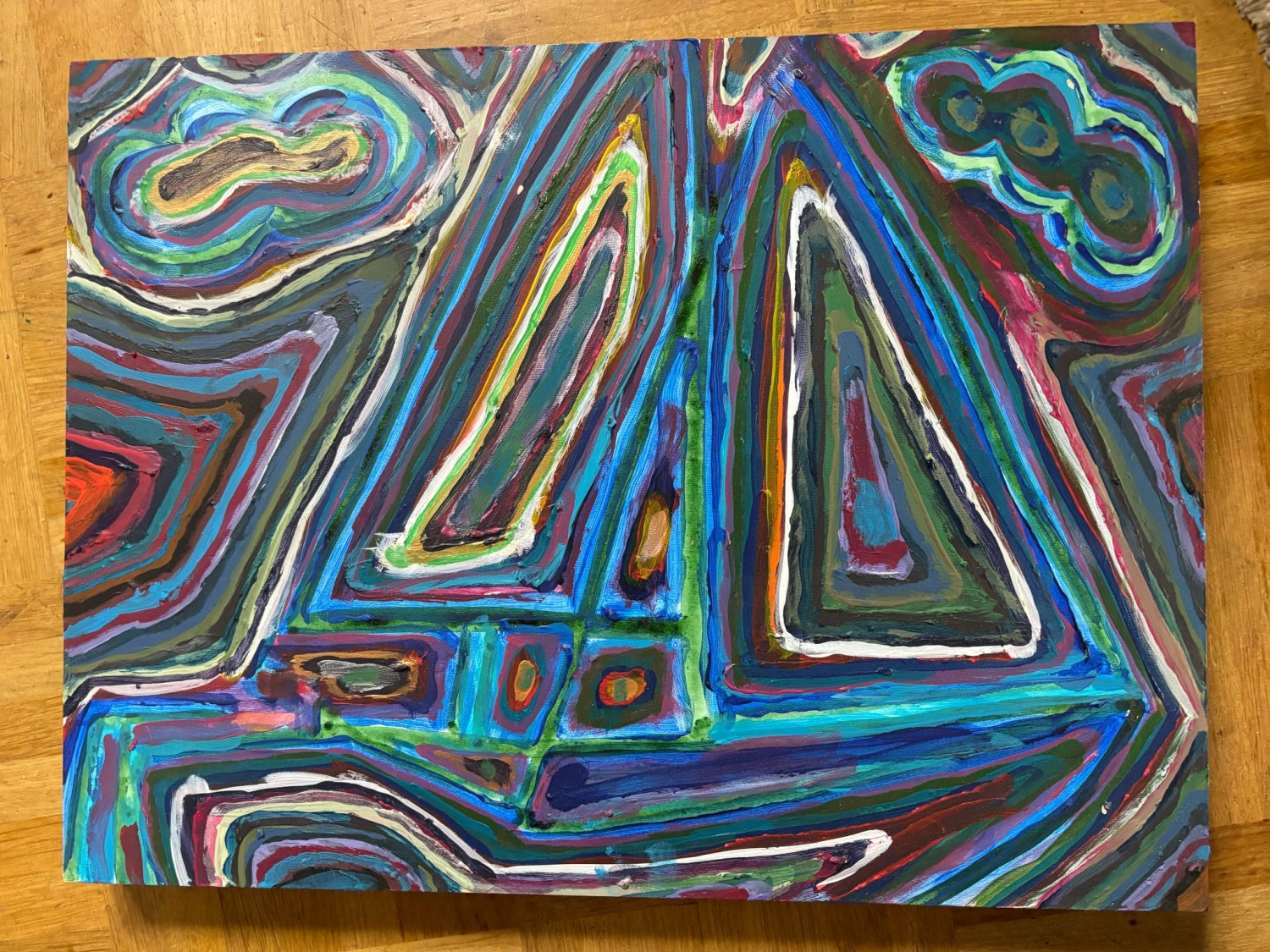 Acrylmalerei von Werner Gutzler