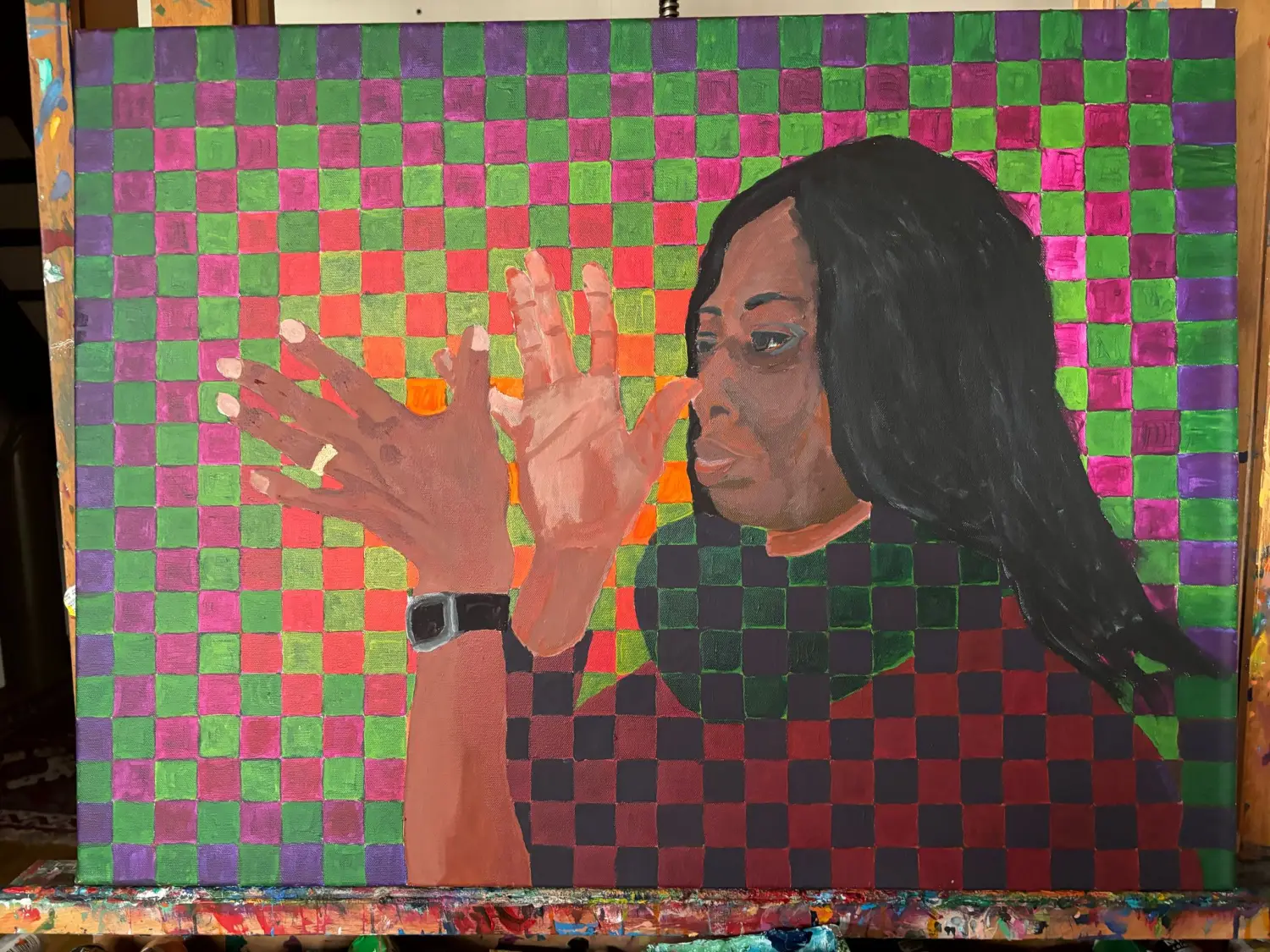 Acrylmalerei von Werner Gutzler
