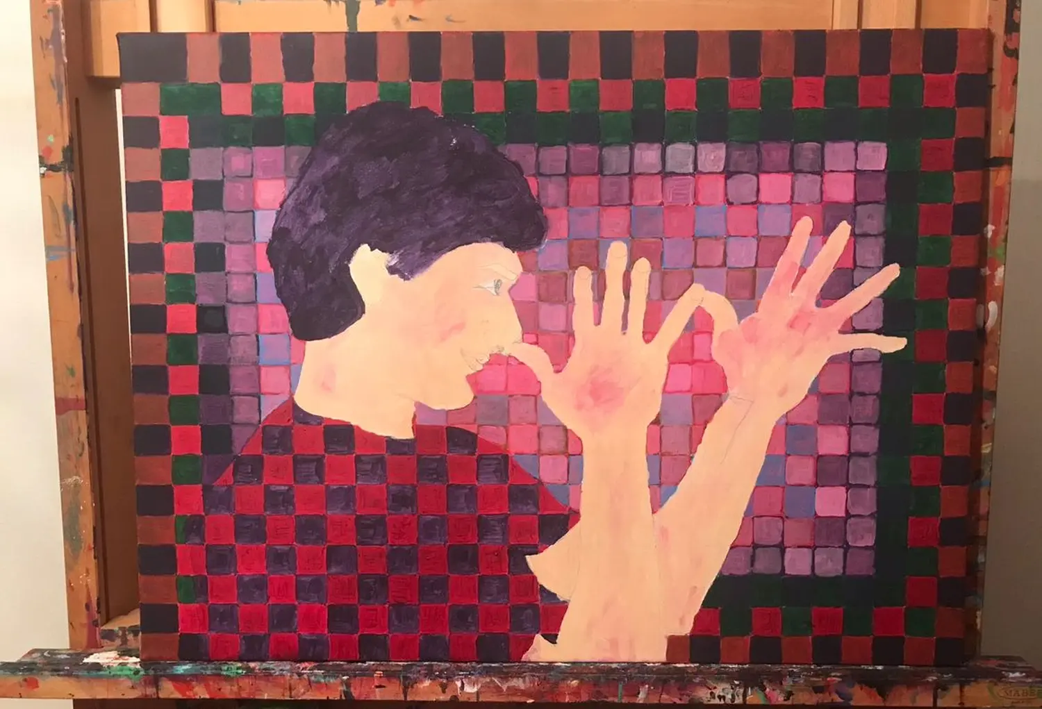 Acrylmalerei von Werner Gutzler