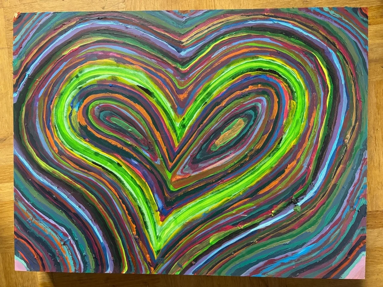 Acrylmalerei von Werner Gutzler