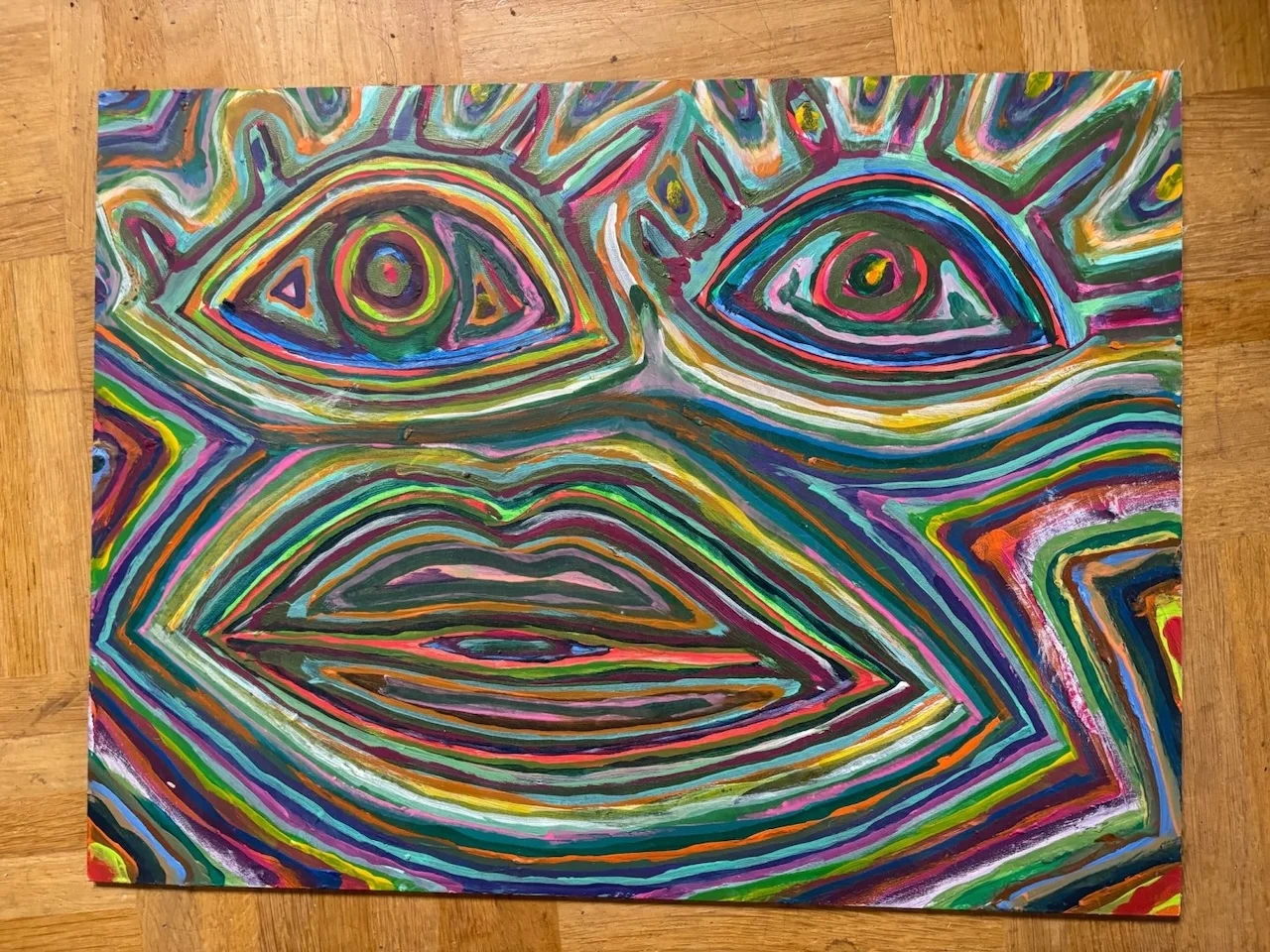 Acrylmalerei von Werner Gutzler