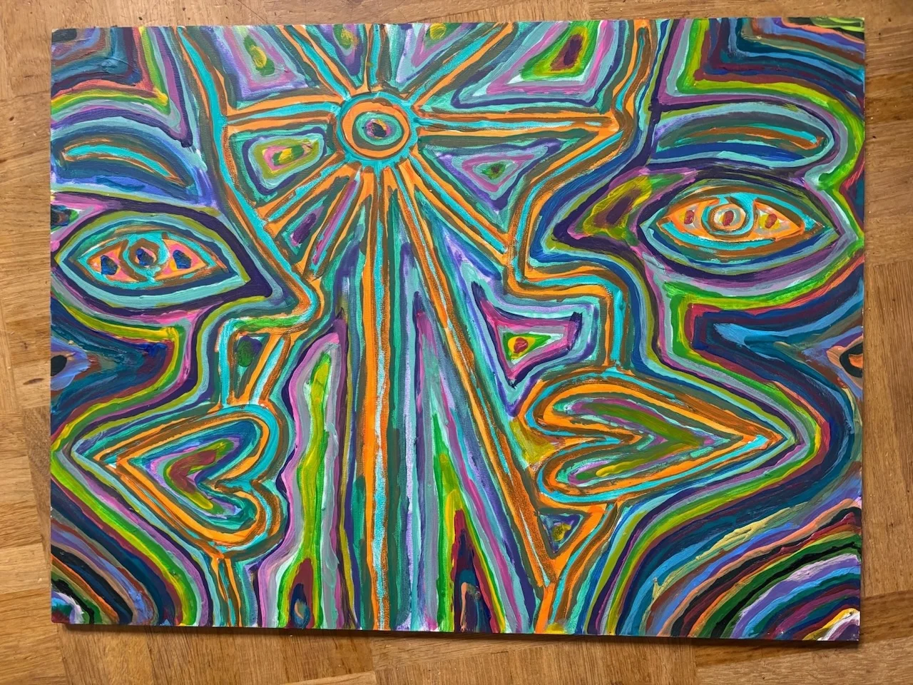 Acrylmalerei von Werner Gutzler